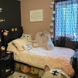 Black Twin Bed Frame 