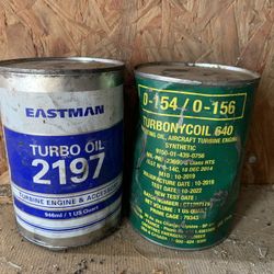 OIL- AIRPLANE ENGINE LUBRICATION OIL - HIGH TEMP OIL $10 Per Can 