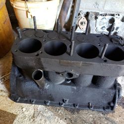 Ford Model A Block  With Ex/int Manifold