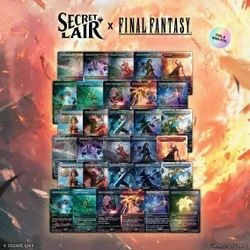 SL Secret Lair The Final Fantasy Bundle Edition English Rainbow Foil Non Foil TCG MTG Summer Super drop 2025