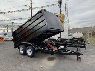 Dump trailer 8x12x4