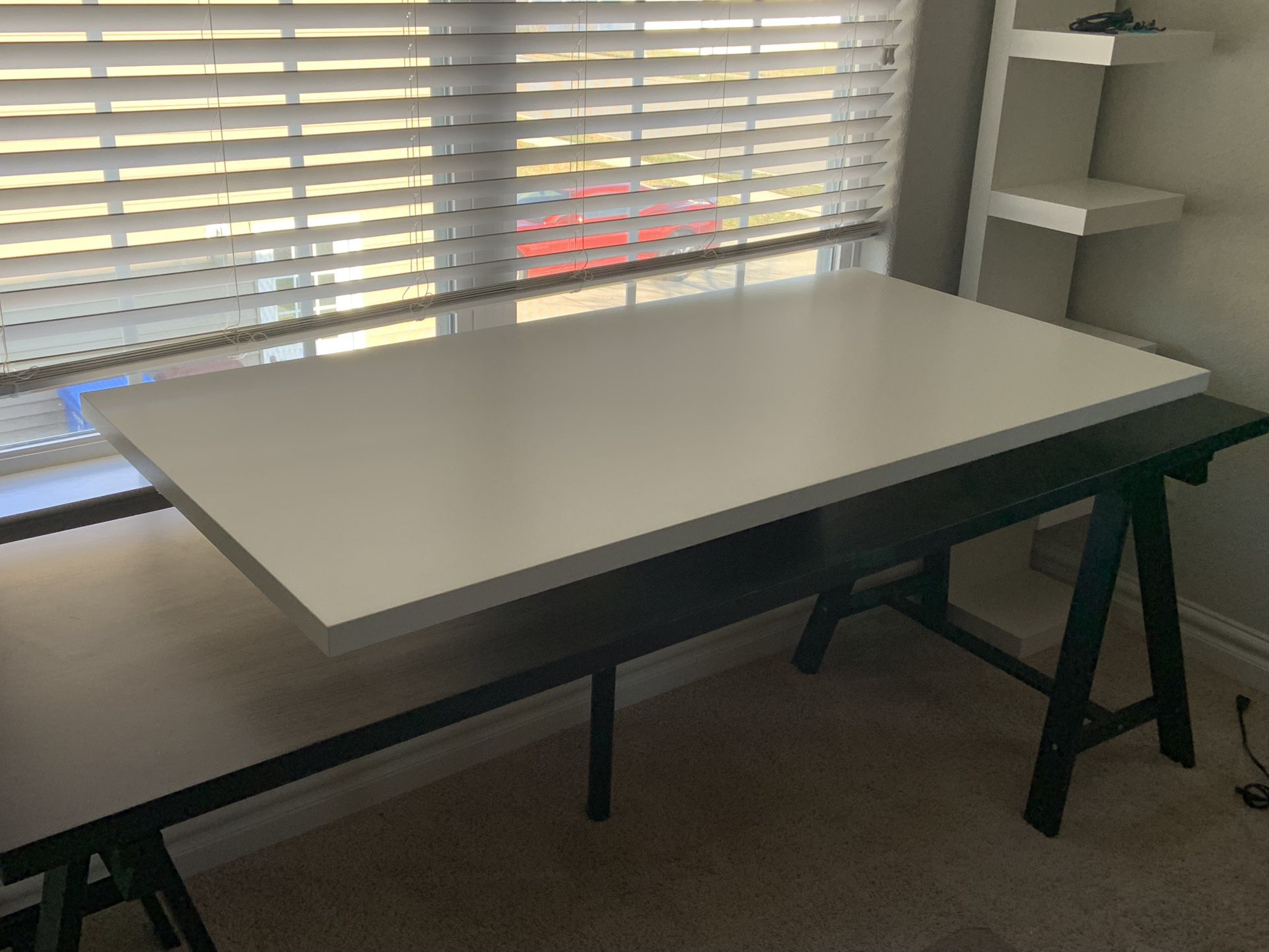 IKEA LINNMON White Desk Tabletop 59”x29.5”x1.5”