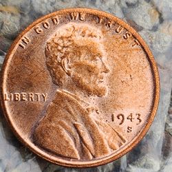 1943 Copper Penny 