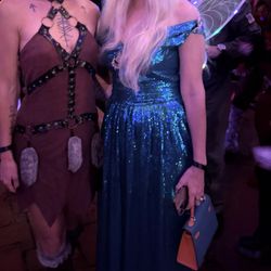 Blue Dress M Size Dior 