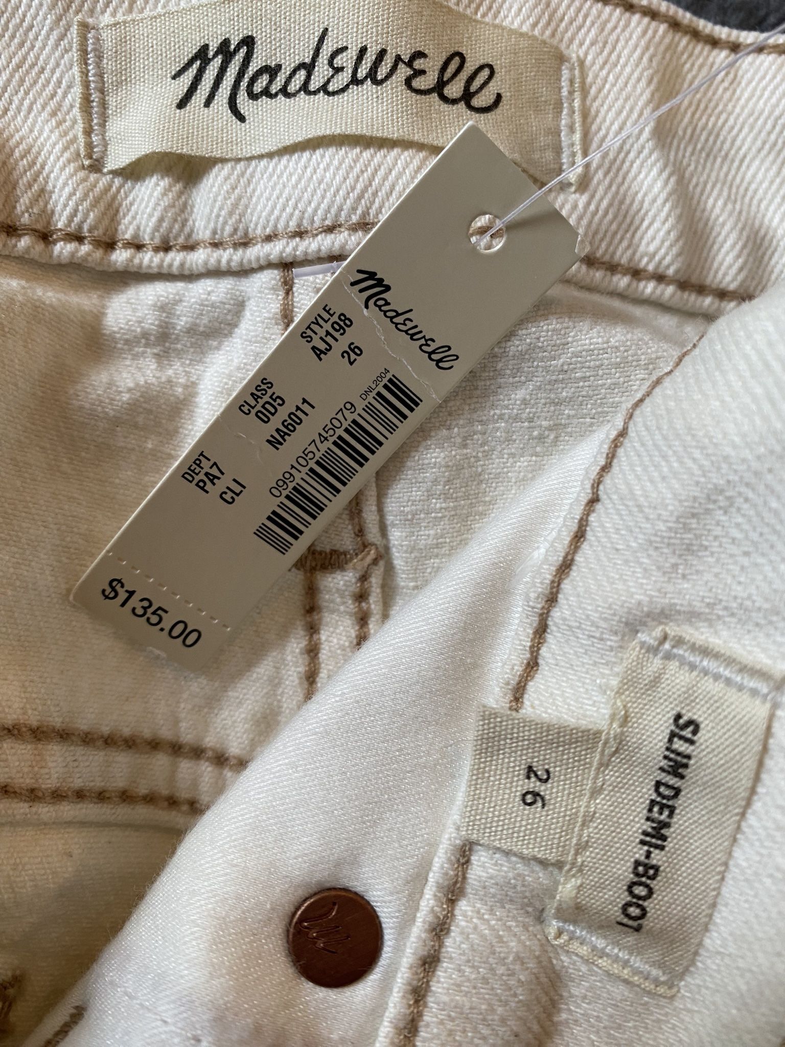 White Madewell Jeans