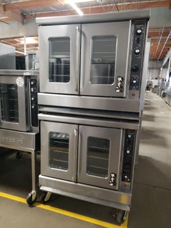 Used Montague Double Convection Oven Natural Gas 