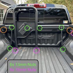 2024 Chevy Colorado Zr2 Bison AEV Vertical Tire Mount