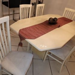 Kitchen Table With Leaf 