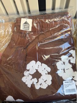 Brown Denim Tears Shorts XL
