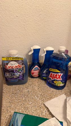 Jabón para platos dawn y Ajax