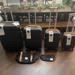 New 6 Piece Luggage Set 