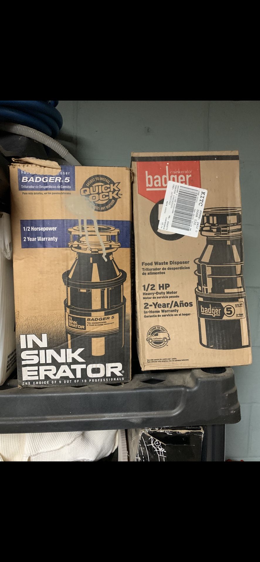 Brand new garbage disposal New In Box