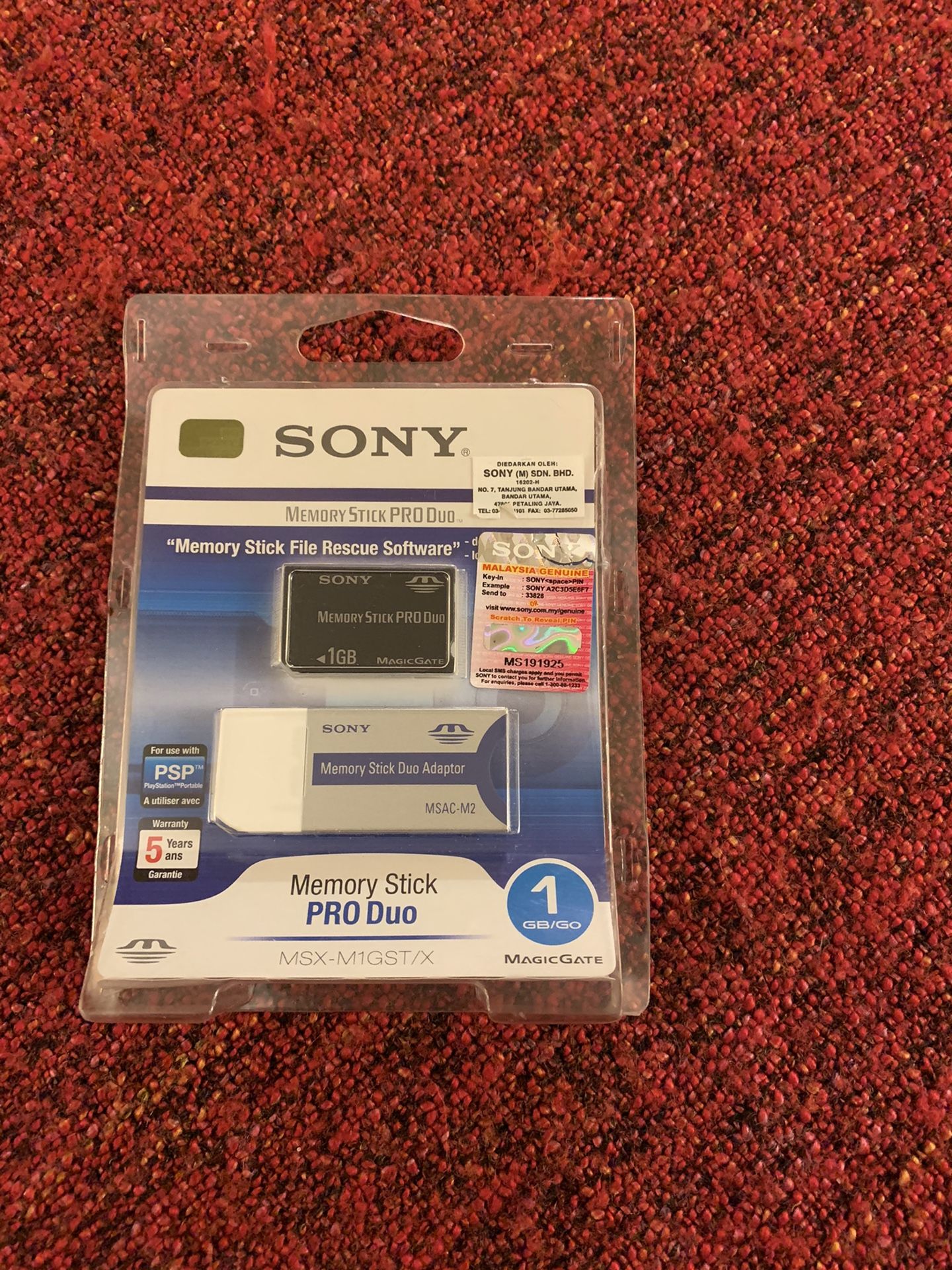 Sony Memory Stick 1g