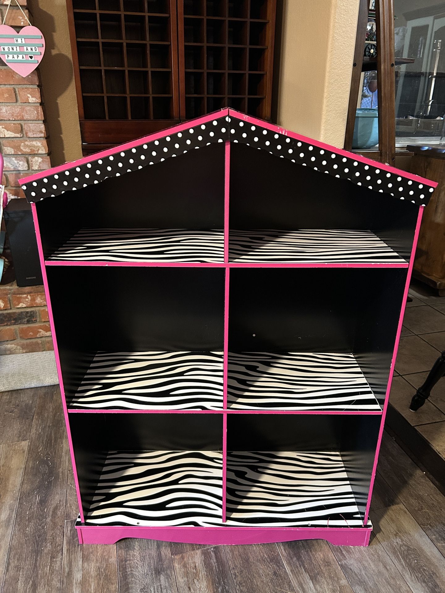 Girls Dollhouse Bookcase
