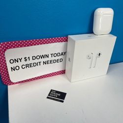 Apple Airpods 2 Wireless Headphones - PAYMENTS AVAILABLE With $1 DOWN - NO CREDIT NEEDED