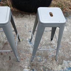 Twin Stools Metal