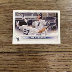 2022 Topps Aaron Judge New York Yankees