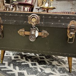 Newly Repurposed Vintage Trunk Coffee Table