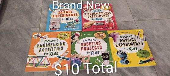 BRAND NEW STEAM STEM Awesome Science Experiments, Kitchen Science Experiments, Engineering Activities, Robotics Projects, Physics Experiments For Kids