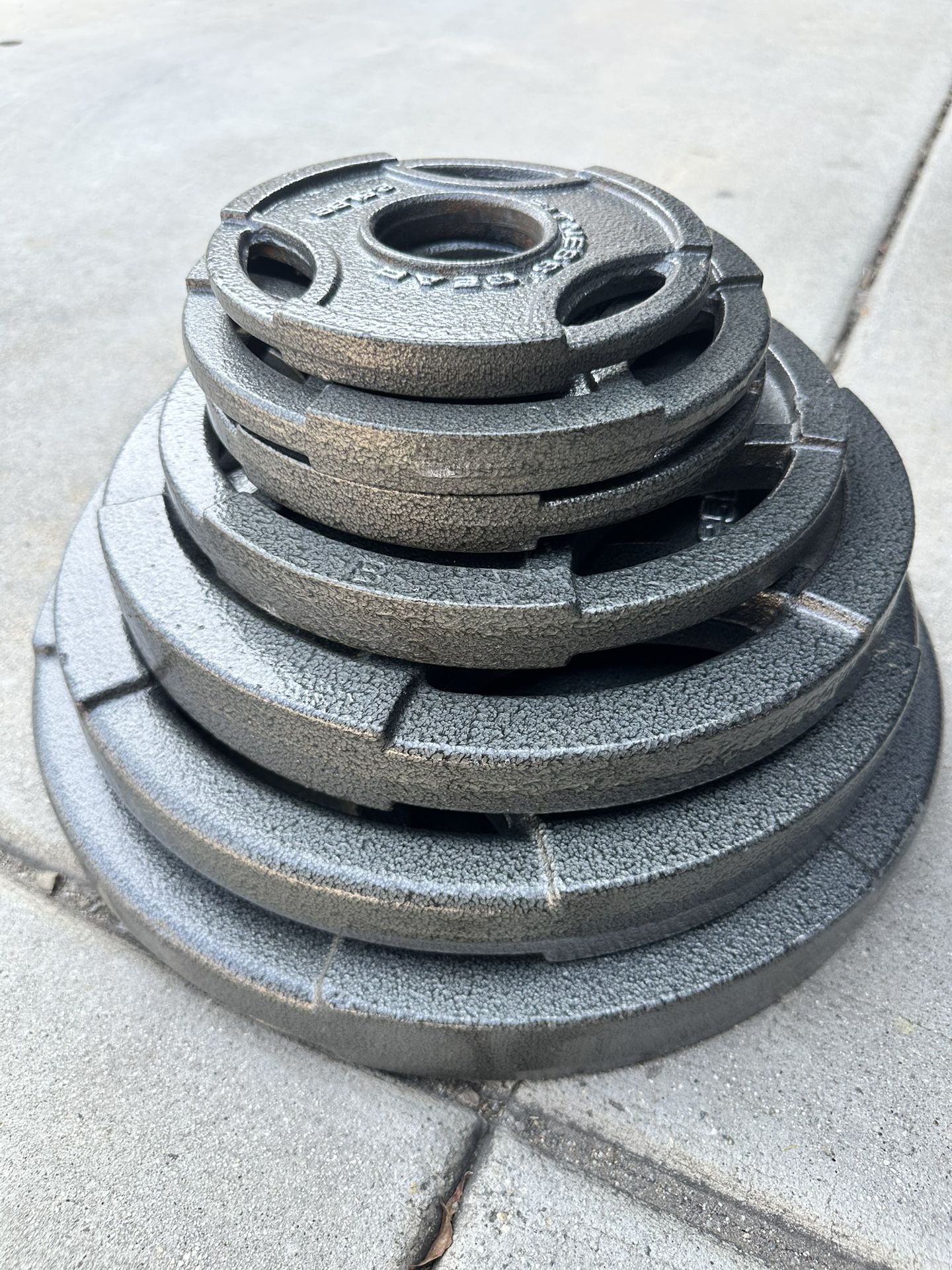 265lbs of Olympic Weight Set