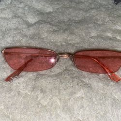 Trendy Red Sunglasses