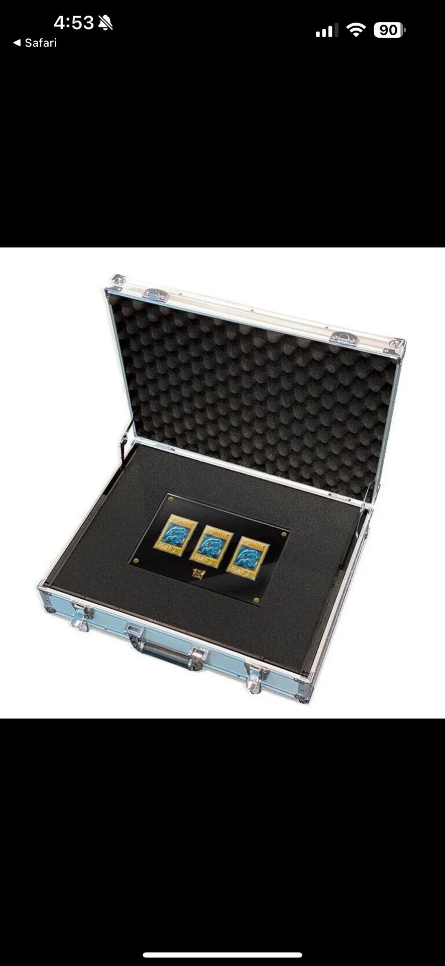 2024 Yugioh Seto Kaiba Briefcase 25th Anniversary English Edition