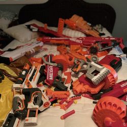 Nerf Arsenal! Modulus, Mastodon, Megaladon, Raptor Strike, Double Breach, Magazines, Barrels And More Choose A Few Or The Whole Lot
