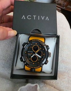 Activa X Invicta Digital Essentials 52mm Men's Dual-Time Sport