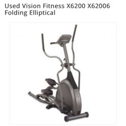 Vision Fitness X6200 Folding Eliptical