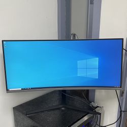 Samsung 34" Curved Monitor c34h890wgn   HDMI, DP, Type C ports