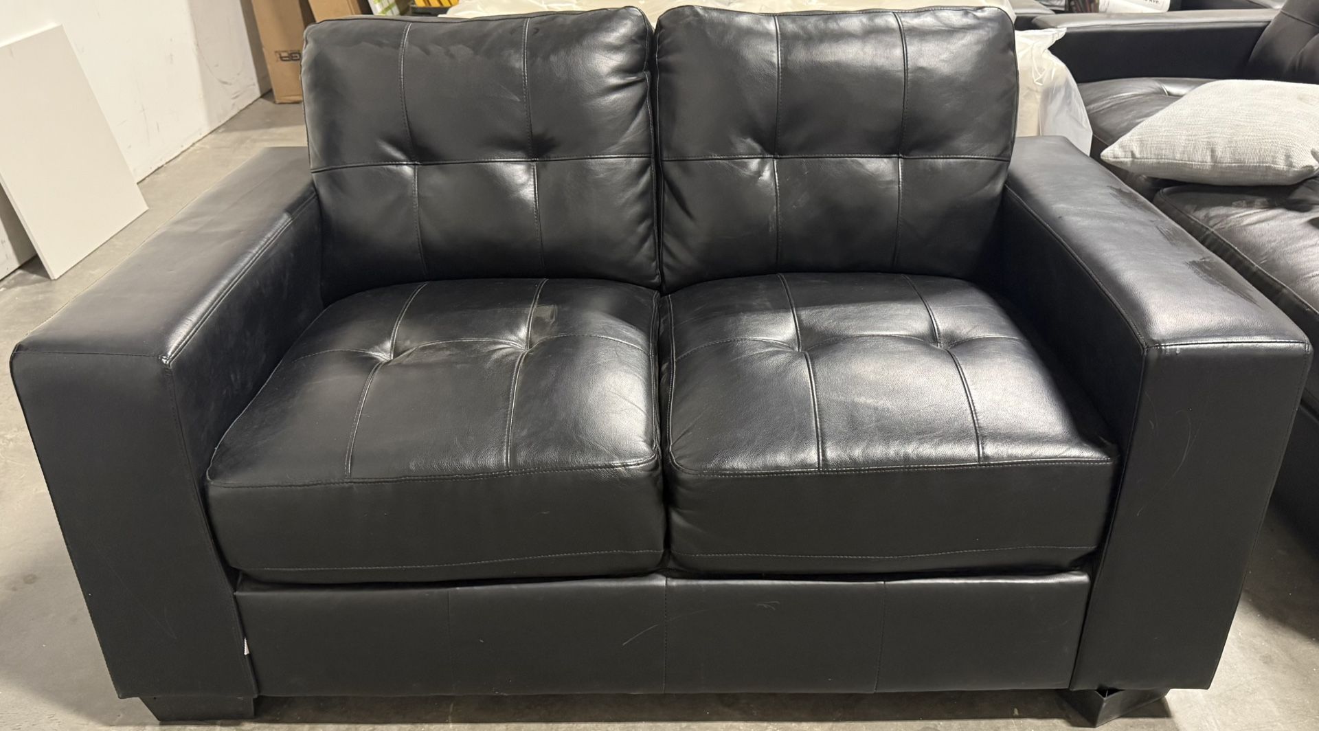 Black Leather Couch