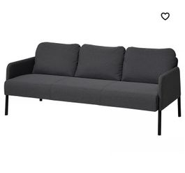 IKEA Grey sofa & footstool