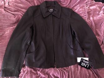 Womans Brown Leather Jacket  