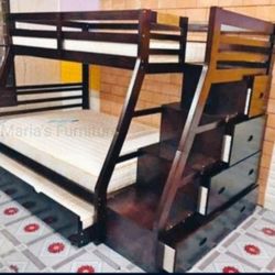 Twin And Full Size Bunk Bed Only $10 Down Payment 