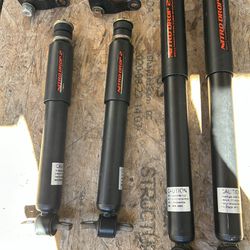 Front And Rear Shocks + Rear Shock Extension 
