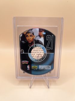 1999-00 Tim Duncan Upper Deck Power Deck Basketball Card🔥
