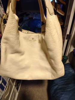 Kate Spade Cream Leather Hobo Bag and Kate Spade Wallet