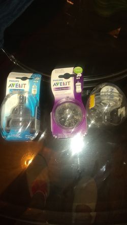 Brand new Avant anti colic bottle nipples