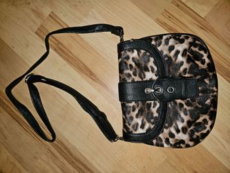 Leopard Print Purse