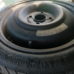 Spare Tire Trunk 4 Lugs