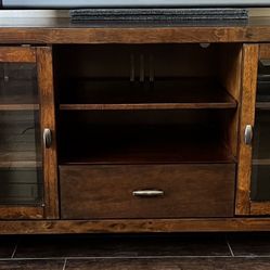 Solid Wood Console Table Tv Stand 56” Long