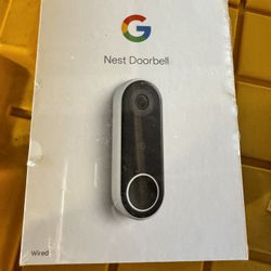 New Google Nest Wired Video Doorbell / Security Cam 