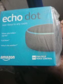 AMAZON 'ECHO DOT',,, ADD 'ALEXA TO ANY ROOM! Brand New in box.. $25.. 