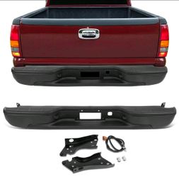 99-07 Chevrolet Silverado Gmc Sierra Rear Bumper Defensa Trasera Para Choques Chevy