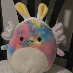 Squishmallows Tinley 8" Tie Dye Axolotl Easter Plush