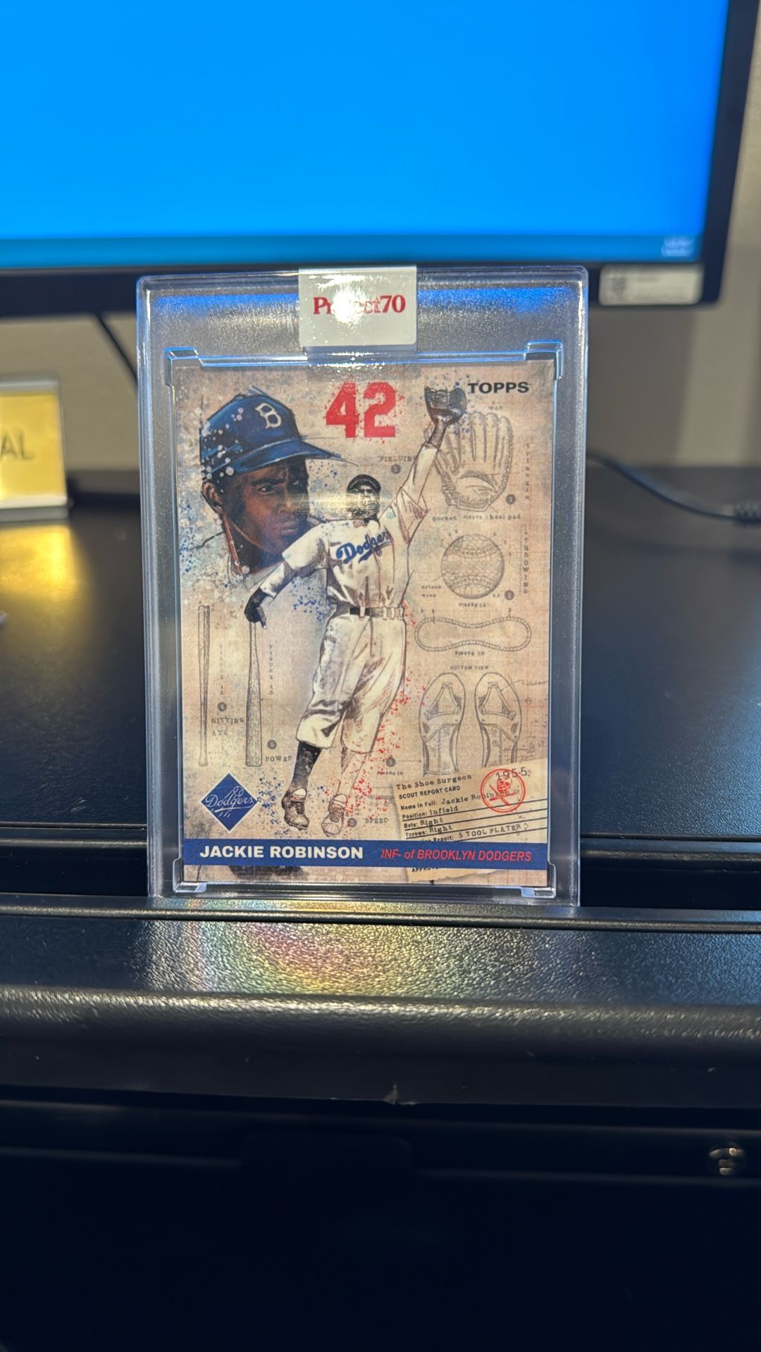 2021 Topps Project 70 - 1955 Topps Baseball Jackie Robinson #125 Topps