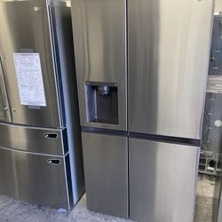 LG 27 cu. ft. Smart Side-By-Side Refrigerator 