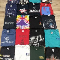 Lot Of Shirt VTG Y2K Size L-XL