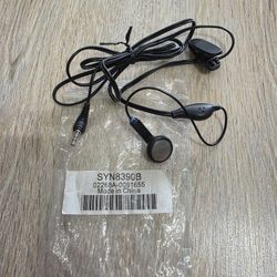 Motorola Single In-Ear Headset Earbud with Built-In Mic with Thin 2.5mm Audio Jack