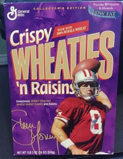 Steve Young cereal box